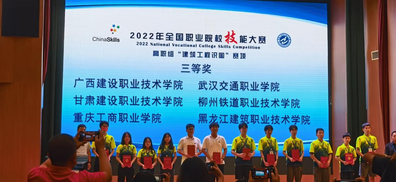 2022年全国职业院校技能大赛雷速在线网站工程识图赛项三等奖颁奖