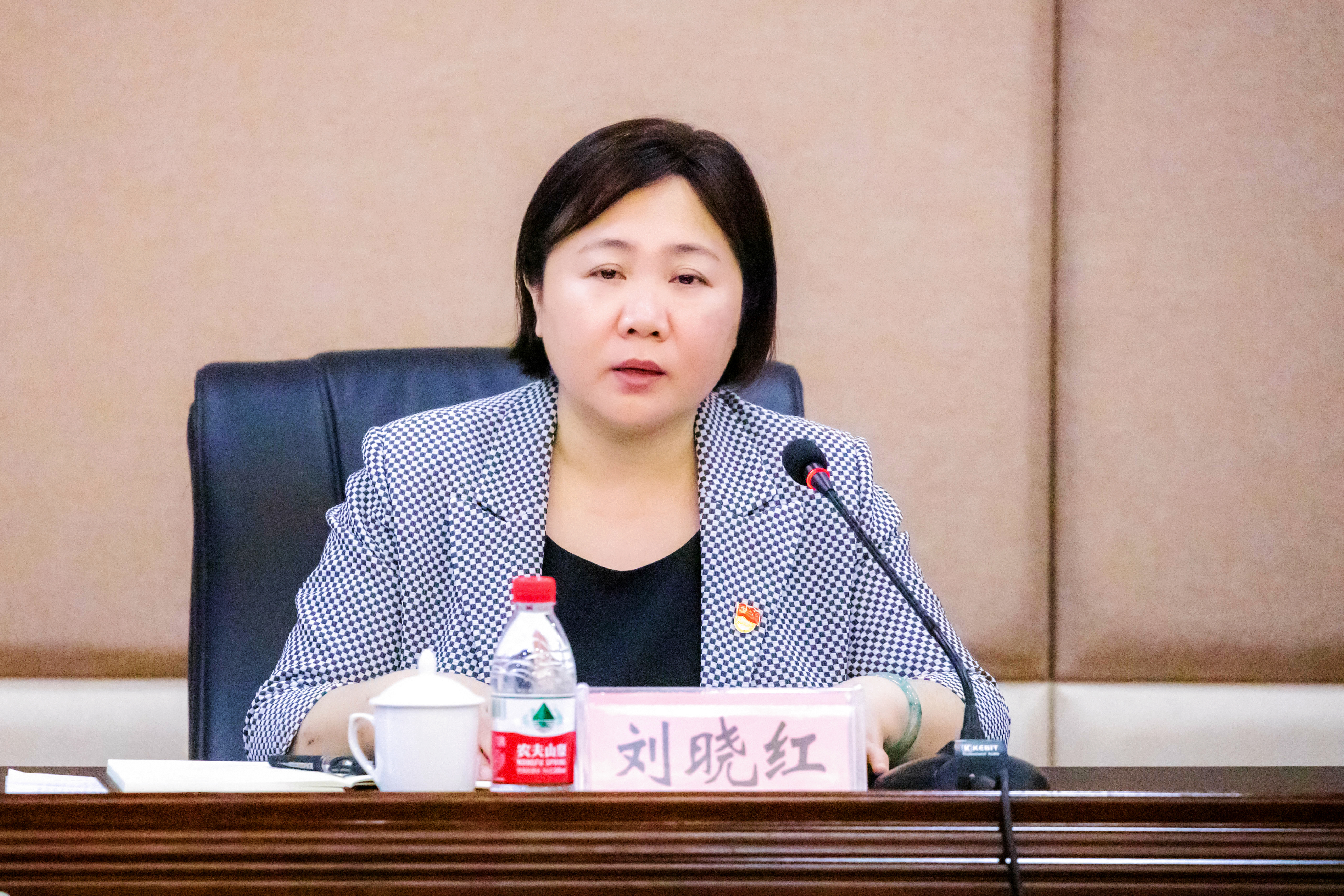 雷速在线网站党委书记刘晓红作表态讲话